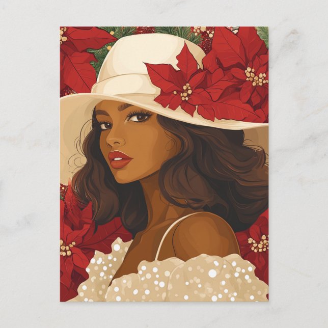 CARTÃO POSTAL DE FESTIVIDADES COROA DE FERIADO #2 (Frente)