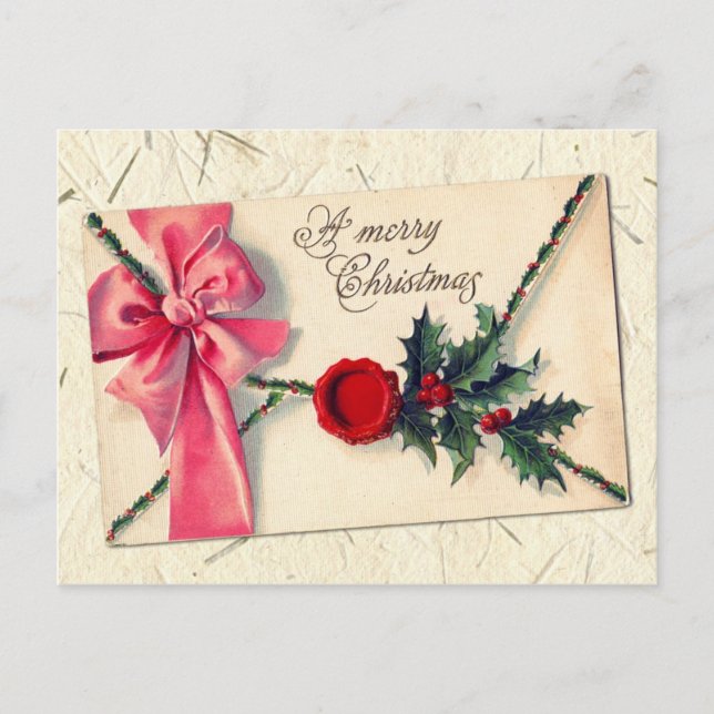 Cartão Postal De Festividades Correio de Natal! (Frente)