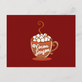 Cartão Postal De Festividades Cozy up with this sweet Cocoa Season design