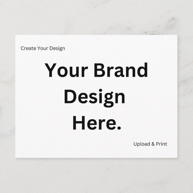 Cartão Postal De Festividades Crie seu próprio Design e Impressão (Frente)