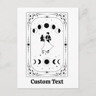 Cartão Postal De Festividades Crie Seu Próprio Tarot Astrológico da Lua Celestia