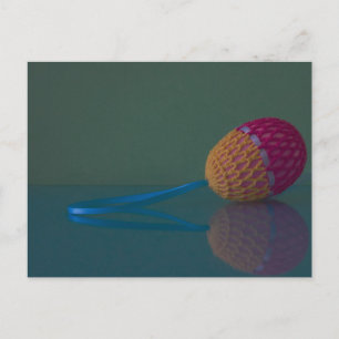 Cartão Postal De Festividades Crochet De Ovos De Páscoa Decorativa Colorida, Fot