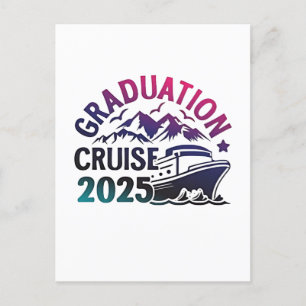 Cartão Postal De Festividades Cruzeiro de Graduação 2025, Trip de Verão