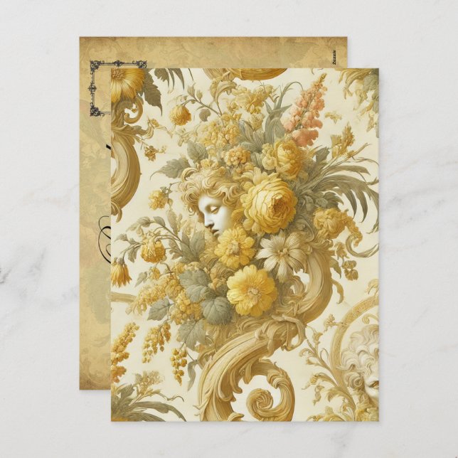 Cartão Postal De Festividades Culpa do Dourado - Vitoriano Gótico (Frente/Verso)