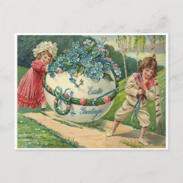 Cartão Postal De Festividades Cumprimentos da páscoa
