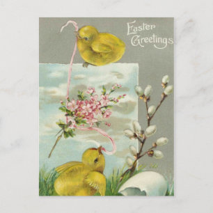 Cartão Postal De Festividades Cumprimentos da páscoa