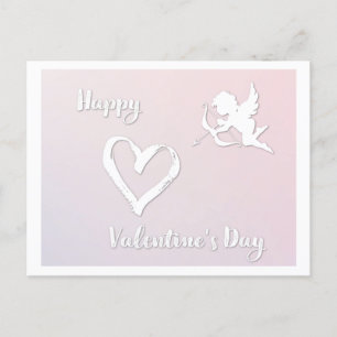 Cartão Postal De Festividades Cupido feliz dia de os namorados
