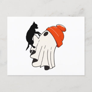 Cartão Postal De Festividades Cute Ghost Chihuahua Lover