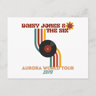 Cartão Postal De Festividades Daisy Jones e The Six