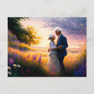 Cartão Postal De Festividades Dançando com meu colega de alma