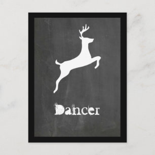 Cartão Postal De Festividades Dançarino