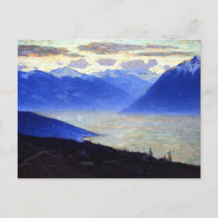 Cartão Postal De Festividades Daybreak Lake Genebra - Clarence Gagnon