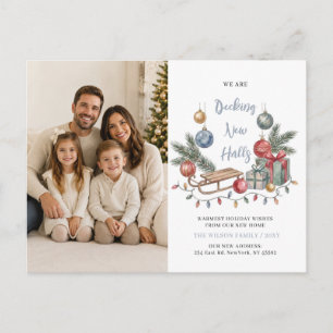 Cartão Postal De Festividades Decoração de Novos Corredores Nova Morada Foto de