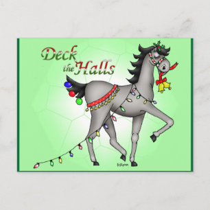 Cartão Postal De Festividades Decore os Corredores
