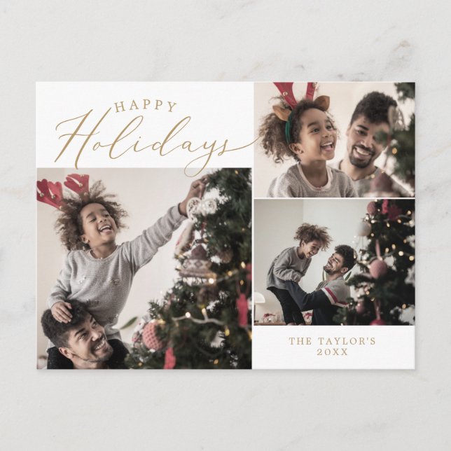 Cartão Postal De Festividades Delicar feriados felizes Dourados - Newsletter Pho (Frente)