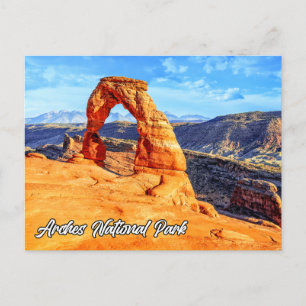 Cartão Postal De Festividades Delicate Arch, Arches National Park, EUA