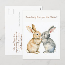 Cartão Postal De Festividades Delícia de Páscoa 🐇 Hoppy personalizável