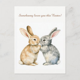 Cartão Postal De Festividades Delícia de Páscoa 🐇 Hoppy personalizável