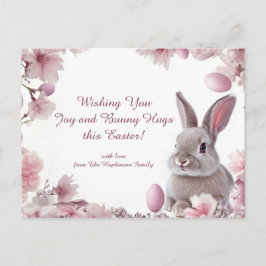 Cartão Postal De Festividades Delícia de Páscoa 🐇 Hoppy personalizável