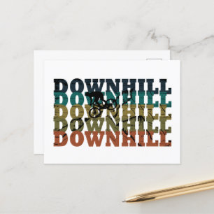 Cartão Postal De Festividades Descida MTB