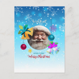 Cartão Postal De Festividades Desejo a todos