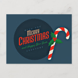 Cartão Postal De Festividades Desejos de Feliz Natal