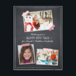 Cartão Postal De Festividades Desejos de Feriado - PostCard de Chalkboard<br><div class="desc">As fotografias apresentadas são apenas amostras e não para revenda. Personalize este produto com as suas próprias imagens se quiser comprar-lo. PERSONALIZAÇÃO ♡ Adicione seu nome, monograma, mensagem etc. ♡ Use suas fontes favoritas. ♡ Adicionar cores personalizadas. NOTE ♡ As cores exibidas on-line podem variar ligeiramente do produto real. ótimo...</div>