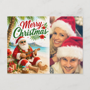 Cartão Postal De Festividades Desejos de Natal crie sua própria foto