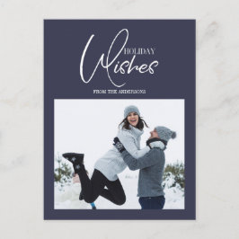 Cartão Postal De Festividades Desejos de Natal Foto de Natal Cartão de Natal