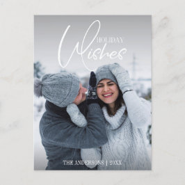 Cartão Postal De Festividades Desejos de Natal Fotografia Carta de Natal