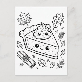Cartão Postal De Festividades desenhos do dia de ação de graças