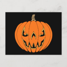 Design Assustador de Jack-o'-Lantern de Halloween