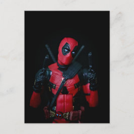 Cartão Postal De Festividades design de Anti-Herói com Fotografia de Brinquedo l