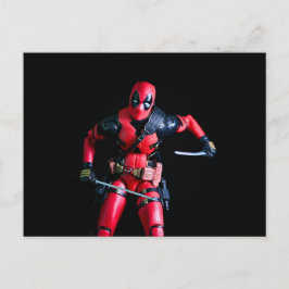 Cartão Postal De Festividades design de Anti-Herói com Fotografia de Brinquedo l