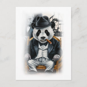 Cartão Postal De Festividades Design de Filme de Paródia Engraçado em um Branco