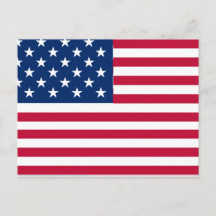 Cartão Postal De Festividades Design de Orgulho da Bandeira Americana dos EUA-76