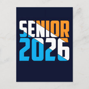 Cartão Postal De Festividades Design de Orgulho de Graduação da Turma de 2026