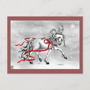 Cartão Postal De Festividades Design de Snowbells de Natal