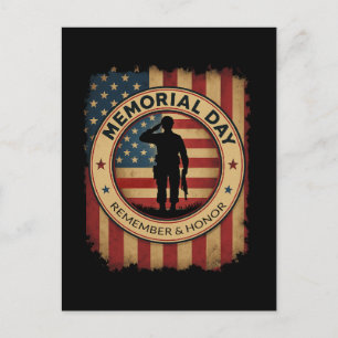 Cartão Postal De Festividades Devemos-Lhes Todos O Memorial Do Dia Dos Veteranos