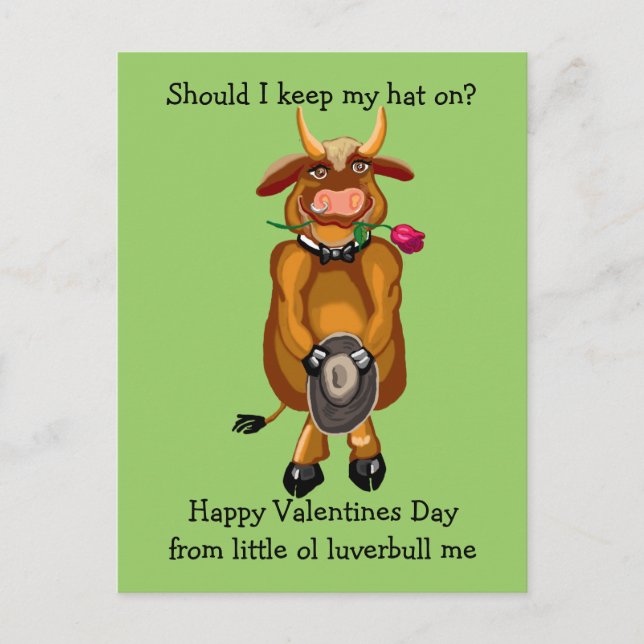 Cartão Postal De Festividades Devo ficar com o meu chapéu? (Frente)