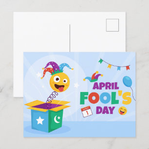 Cartão Postal De Festividades Dia da Pena de Abril