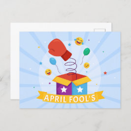 Cartão Postal De Festividades Dia da Pena de Abril