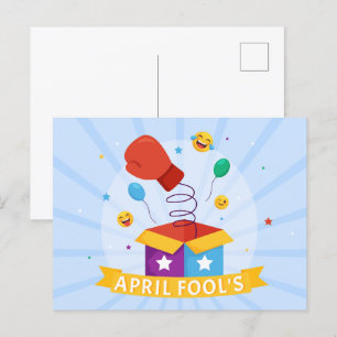 Cartão Postal De Festividades Dia da Pena de Abril