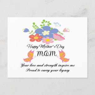 Cartão Postal De Festividades dia de as mães