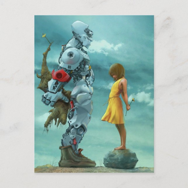 Cartão Postal De Festividades DIA DE OS NAMORADOS cibernético OPUS (Frente)