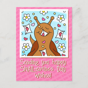 Cartão Postal De Festividades Dia de os namorados de Caracol  