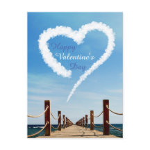 Dia de os namorados de Nuvem de Coração de Caminho