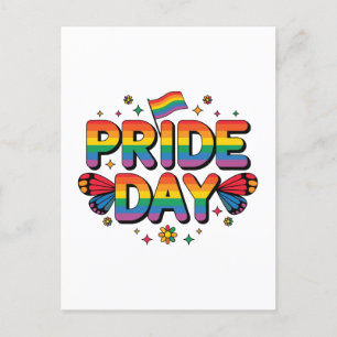 Cartão Postal De Festividades Dia do Orgulho
