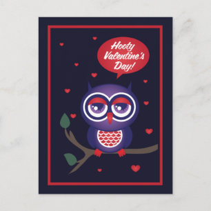 Cartão Postal De Festividades Dia dos namorados de Hooty