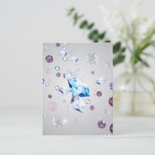 Cartão Postal De Festividades Diamond Galaxy 3